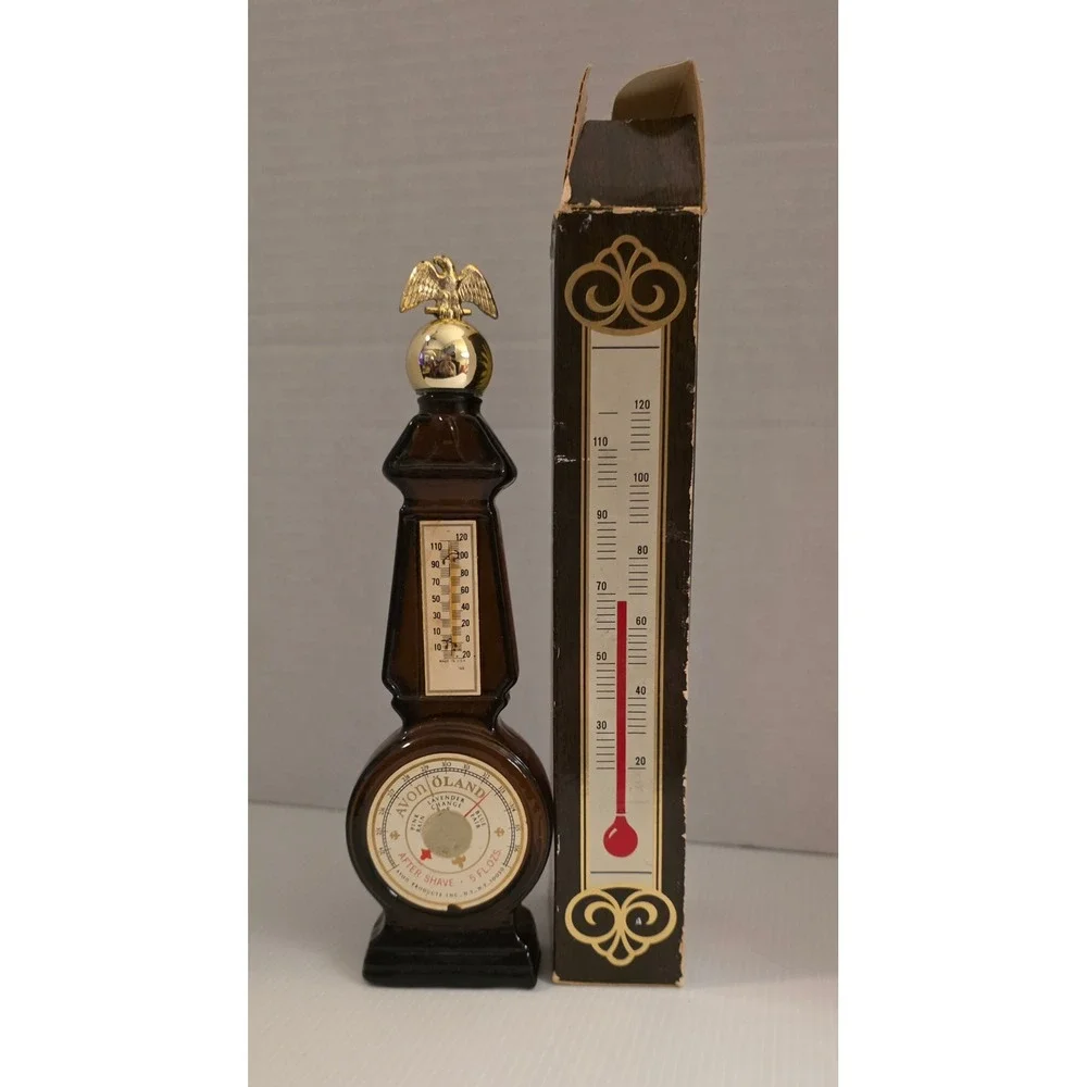 Vintage‎ Avon Weather Or Not After Shave Decanter Full Bottle With Original Box